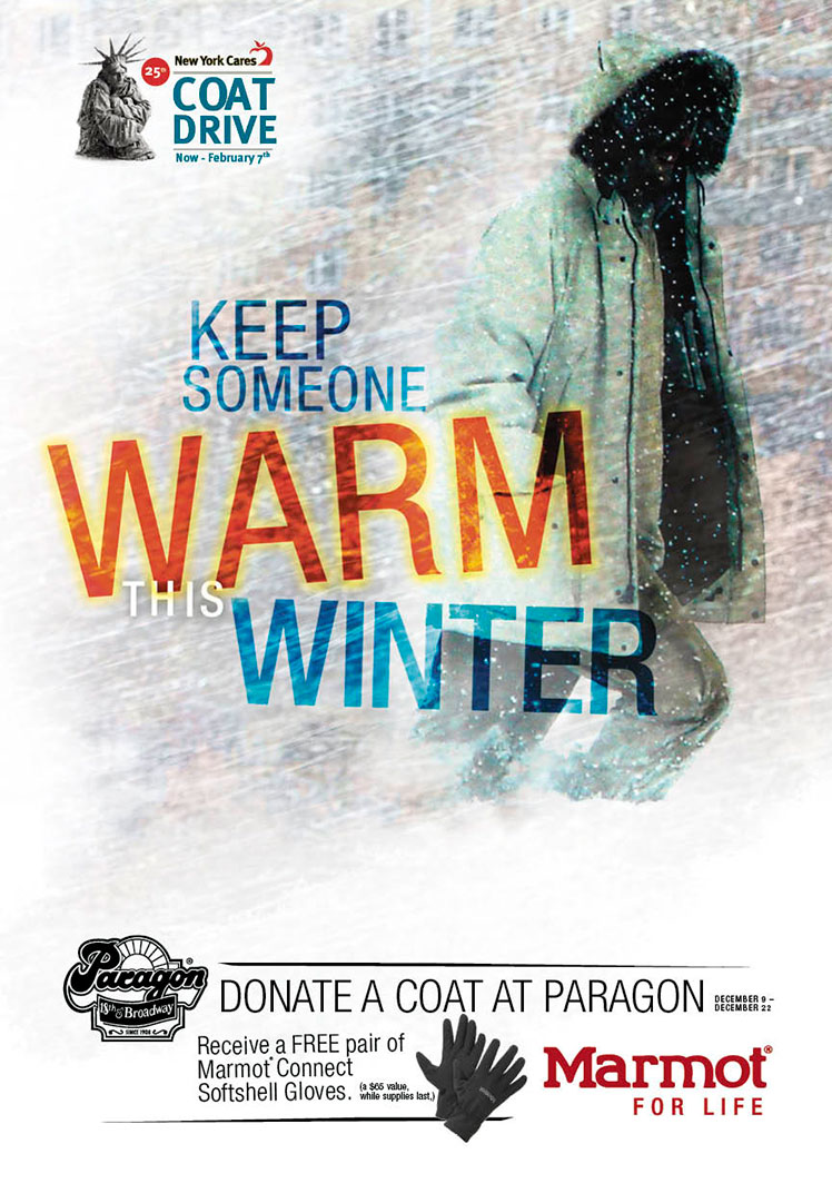 Donate a Coat at Paragon, New York